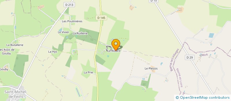 localisation de l'entreprise FERME COLAS à LIVRE-LA-TOUCHE