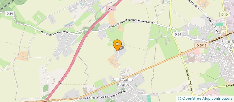 localisation de l'entreprise FERME COTTARD  SAINT-AUBIN-ROUTOT