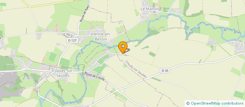 localisation de l'entreprise FERME CULTURELLE DU BESSIN  CREULLY SUR SEULLES