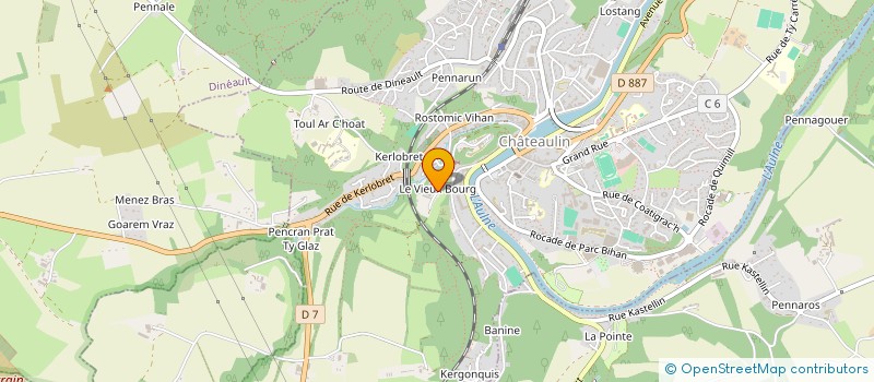 localisation de l'entreprise FERME D ANIMATION DE CHATEAULIN à CHATEAULIN