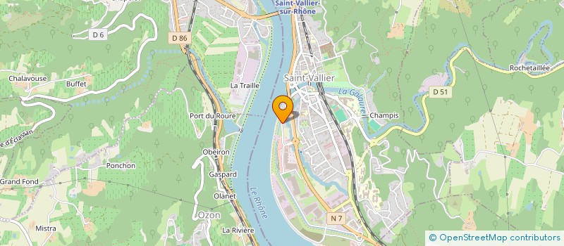 localisation de l'entreprise FERME DE BANCEL  SAINT-VALLIER