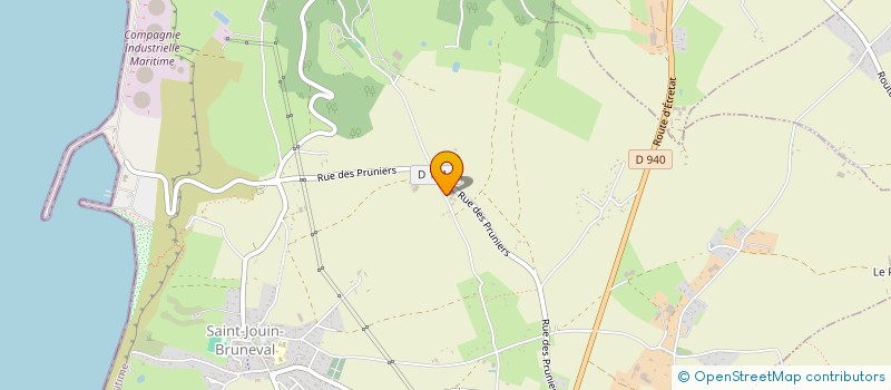 localisation de l'entreprise FERME DE BEAUMESNIL  SAINT-JOUIN-BRUNEVAL