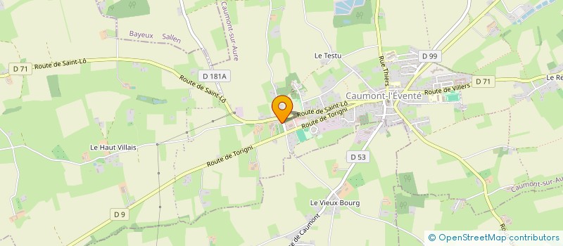 localisation de l'entreprise FERME DE BEAUMONT à CAHAGNES