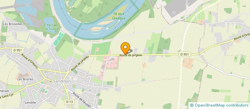 localisation de l'entreprise FERME DE BEL AIR  SANDILLON