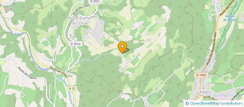 localisation de l'entreprise FERME DE BERGERANDIERE  NOTRE-DAME-DE-L'OSIER