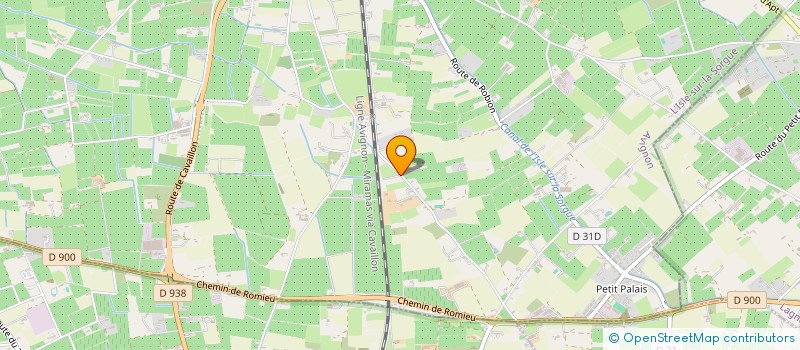 localisation de l'entreprise FERME DE BILLY-BILLY  ET ATELIERS ASSOCIATIFS  L'ISLE-SUR-LA-SORGUE