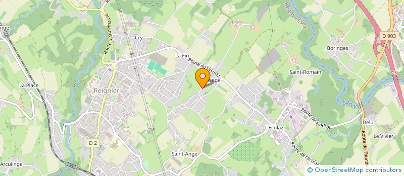 localisation de l'entreprise FERME DE BORINGES à REIGNIER-ESERY