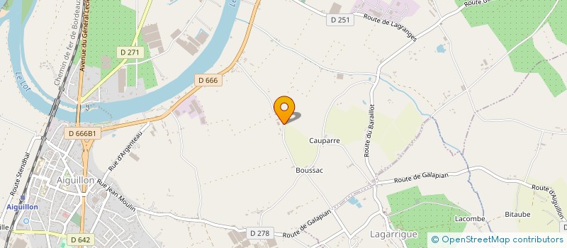 localisation de l'entreprise FERME DE BOUSSAC à MONTPELLIER