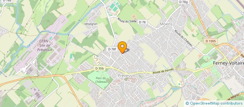 localisation de l'entreprise FERME DE BOUVIERS à PREVESSIN-MOENS