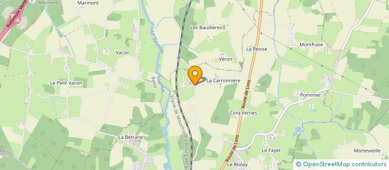 localisation de l'entreprise FERME DE CHAFFOUX à SAINT-ETIENNE-DU-BOIS