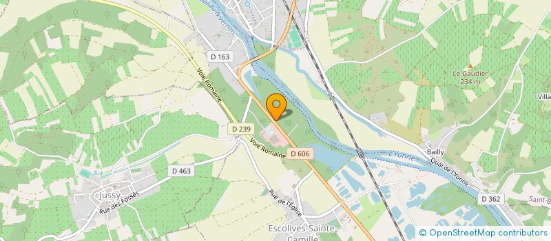 localisation de l'entreprise FERME DE CHAMPAGNE  AUGY