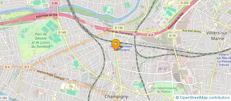 localisation de l'entreprise FERME DE CHAMPIGNY à CHAMPIGNY-SUR-MARNE