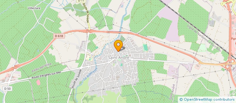 localisation de l'entreprise FERME DE DECOUVERTE ELEVAGE D'ANTAN  ST ANDRE