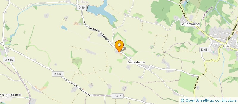 localisation de l'entreprise FERME DE FABART  BRIGNEMONT