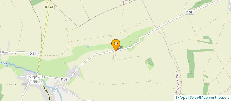 localisation de l'entreprise FERME DE FONTENAY LE PIERREUX à SOLIGNY-LES-ETANGS