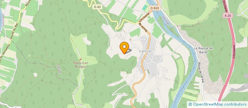 localisation de l'entreprise FERME DE GREZELADE à LANZAC