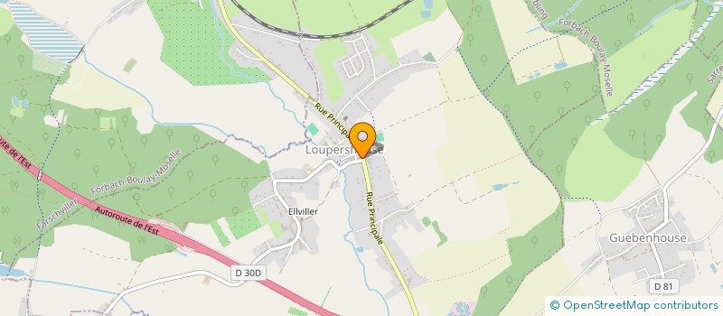 localisation de l'entreprise FERME DE KERBACH  LOUPERSHOUSE