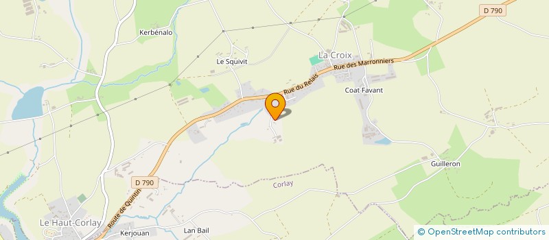 localisation de l'entreprise FERME DE KERNONEN  LE HAUT-CORLAY