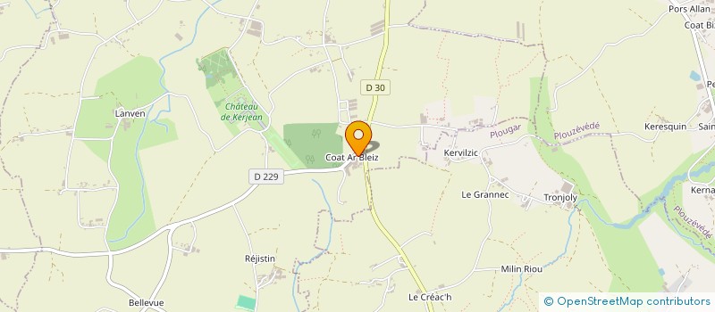 localisation de l'entreprise FERME DE KERYANN  SAINT-VOUGAY