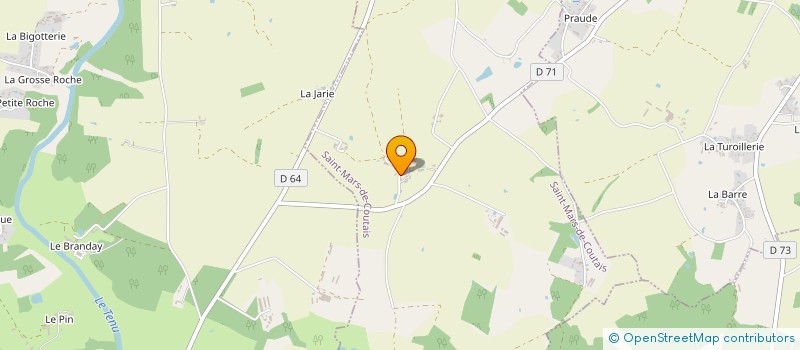 localisation de l'entreprise FERME DE L'ANFRENIERE  SAINT-MARS-DE-COUTAIS