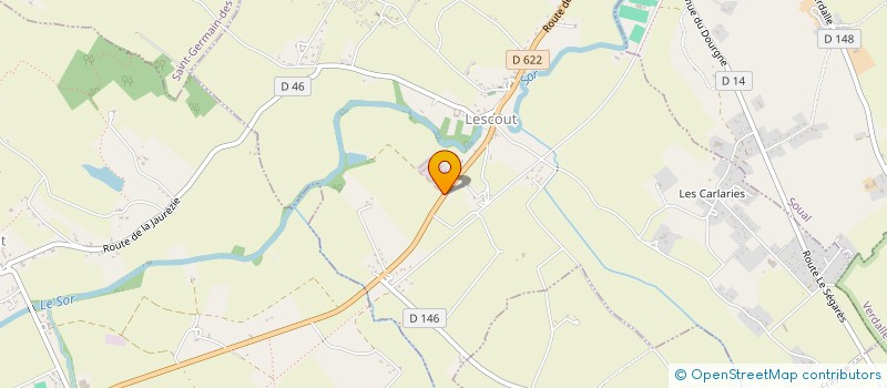 localisation de l'entreprise FERME DE L'AUTAN à LESCOUT