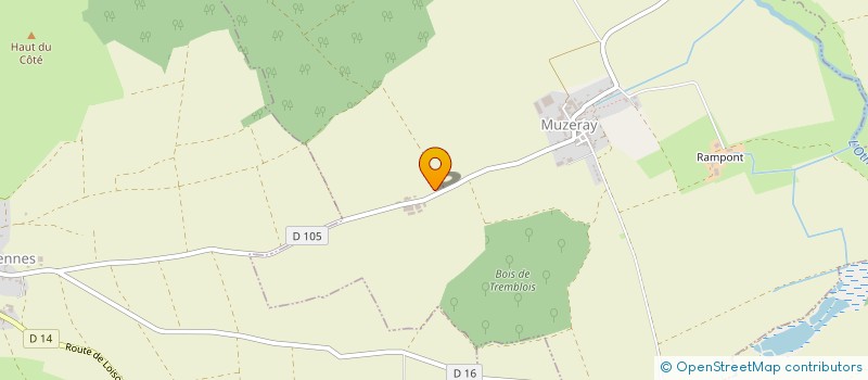 localisation de l'entreprise FERME DE L'ESPERANCE à MUZERAY