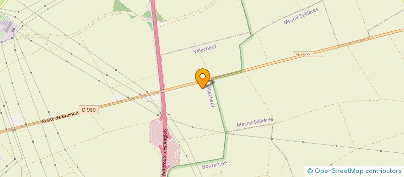 localisation de l'entreprise FERME DE L'ESPERANCE  MESNIL-SELLIERES