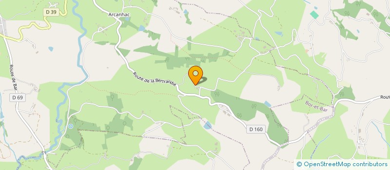 localisation de l'entreprise FERME DE L'HOM  LUNAC