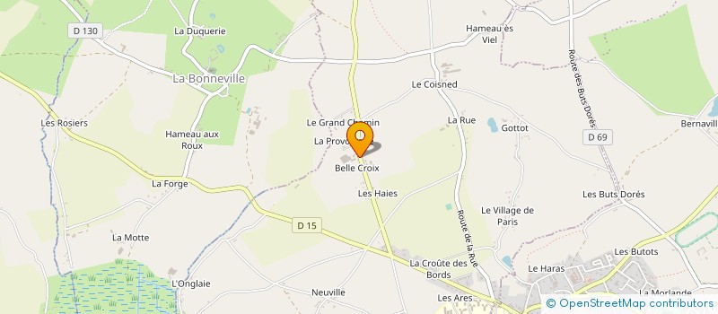 localisation de l'entreprise FERME DE LA BELLE CROIX  ETIENVILLE