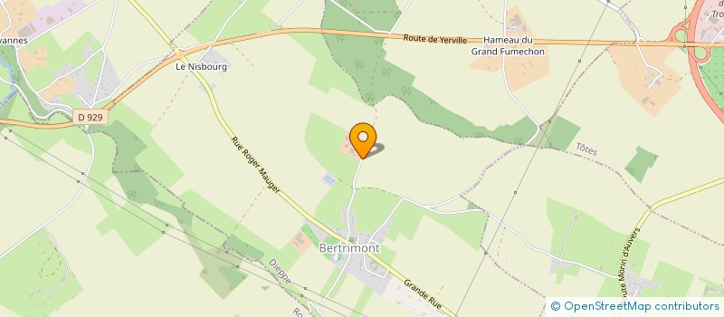 localisation de l'entreprise FERME DE LA BELLE VUE  BERTRIMONT