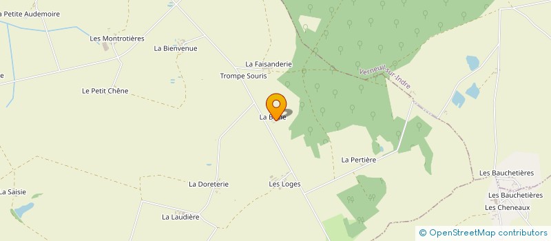 localisation de l'entreprise FERME DE LA BICHE  BETZ-LE-CHATEAU