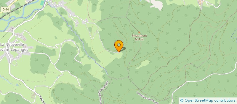 localisation de l'entreprise FERME DE LA CALOTTE  LEPANGES-SUR-VOLOGNE