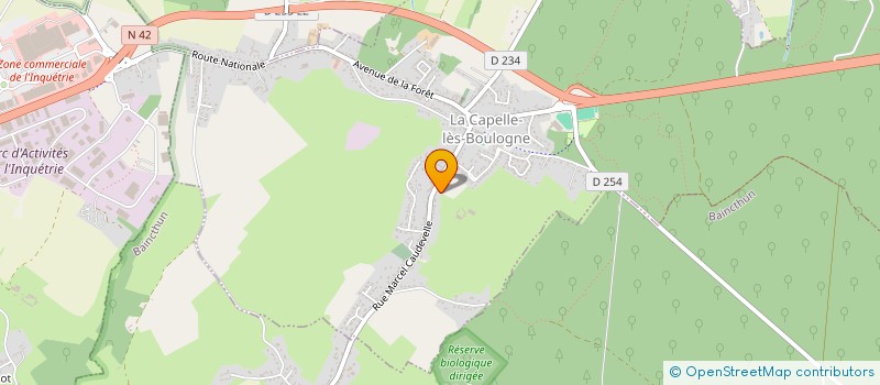 localisation de l'entreprise FERME DE LA CHAILLY à LA CAPELLE-LES-BOULOGNE