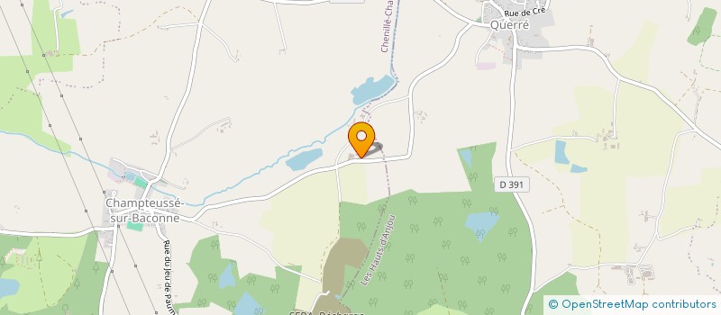 localisation de l'entreprise FERME DE LA CHAPELLE  CHENILLE-CHAMPTEUSSE