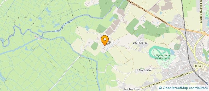 localisation de l'entreprise FERME DE LA CHIGNARDIERE  MACHECOUL-SAINT-MEME