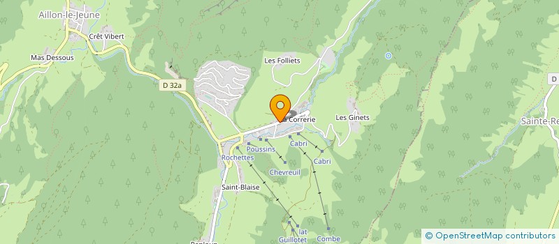 localisation de l'entreprise FERME DE LA CORRERIE  AILLON-LE-JEUNE