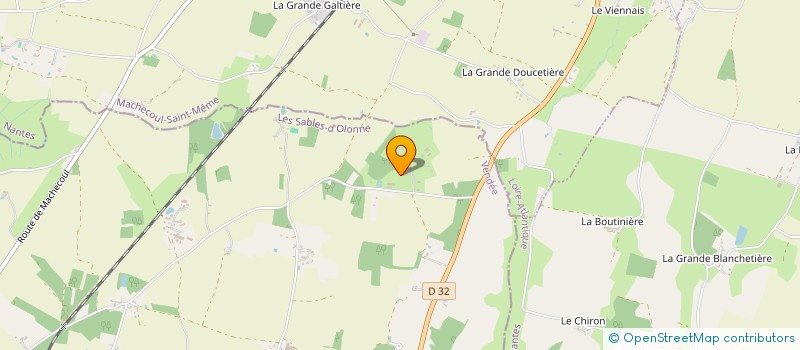 localisation de l'entreprise FERME DE LA COUARTIERE à BOIS-DE-CENE