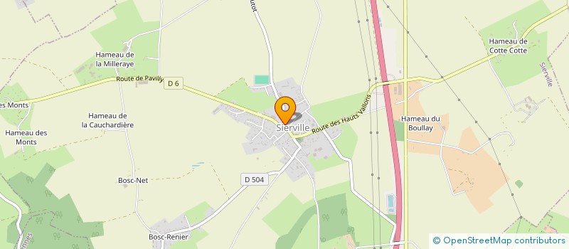 localisation de l'entreprise FERME DE LA COUR  SIERVILLE