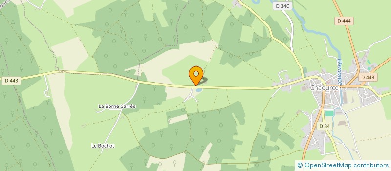 localisation de l'entreprise FERME DE LA FEULIE  CHAOURCE