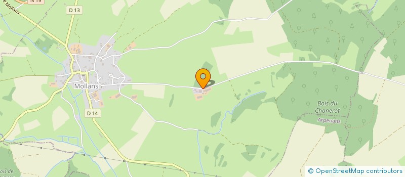 localisation de l'entreprise FERME DE LA FONTAINE  MOLLANS