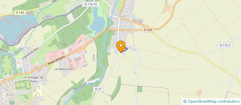 localisation de l'entreprise FERME DE LA GARENNE à OULINS
