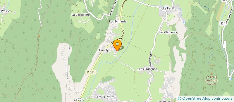 localisation de l'entreprise FERME DE LA GRAND MECHE à LANS-EN-VERCORS
