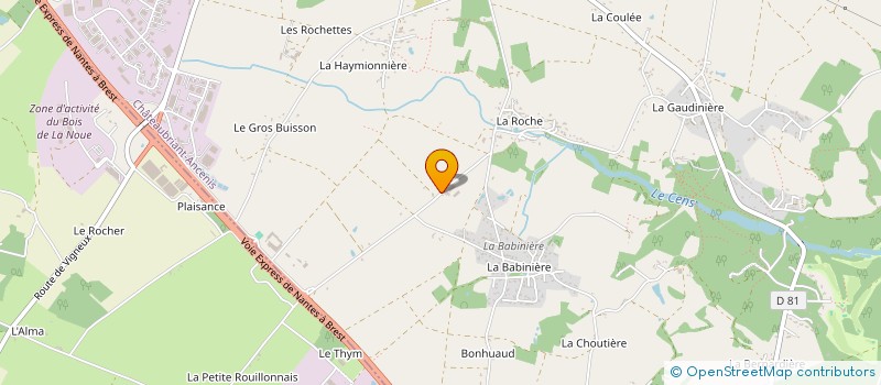 localisation de l'entreprise FERME DE LA JOUE à VIGNEUX-DE-BRETAGNE
