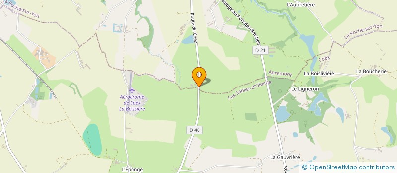 localisation de l'entreprise FERME DE LA JOUSSEMIERE à APREMONT