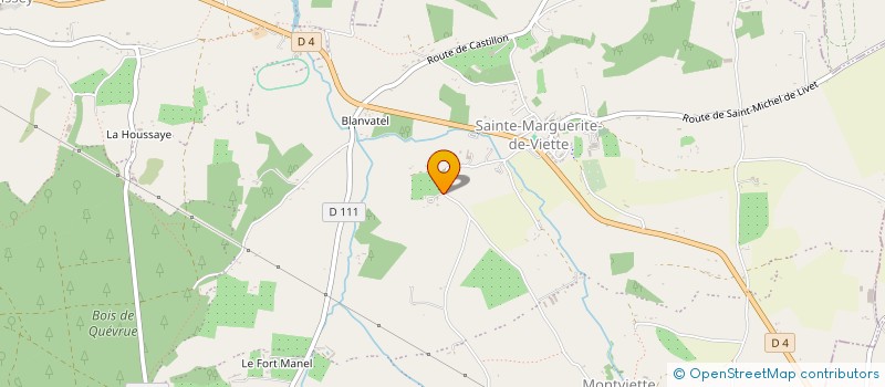 localisation de l'entreprise FERME DE LA LONGCHANTERIE  SAINT-PIERRE-EN-AUGE