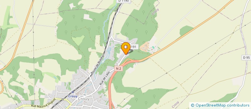localisation de l'entreprise FERME DE LA PERRIERE  CROUY