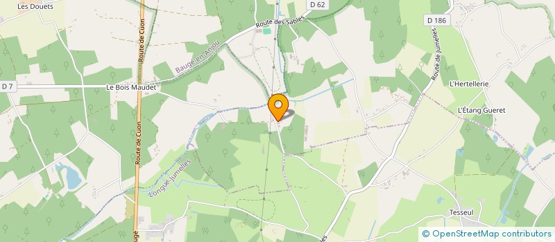 localisation de l'entreprise FERME DE LA PERRINIERE  LA LANDE-CHASLES