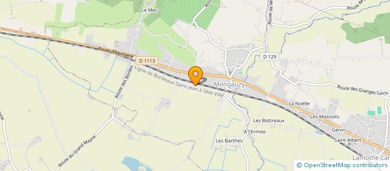 localisation de l'entreprise FERME DE LA PESILLOTE  MONGAUZY