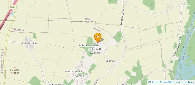 localisation de l'entreprise FERME DE LA PETITE BROSSE à GIROLLES