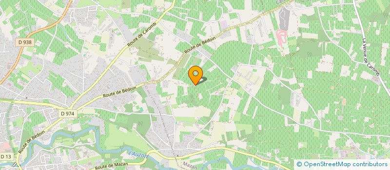 localisation de l'entreprise FERME DE LA PEYRIERE  MAZAN